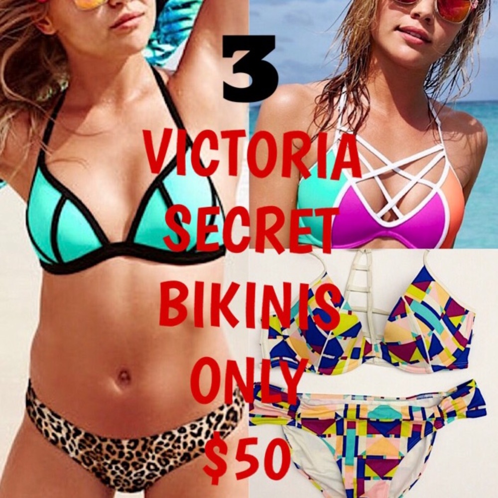 3 VICTORIA SECRET BIKINIS